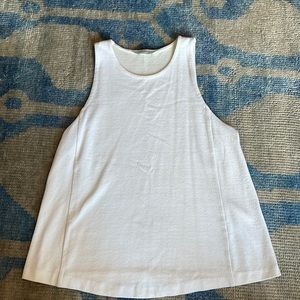 Club Monaco White Sleeveless Blouse